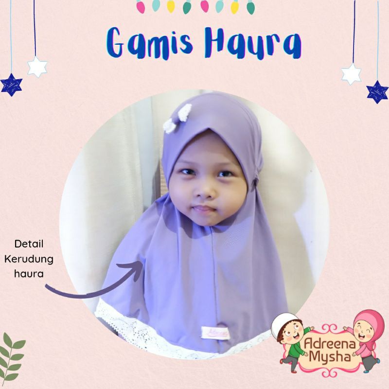 Gamis Haura / gamis anak bayi murah / Gamis aqiqah gamis anak perempuan busana muslim