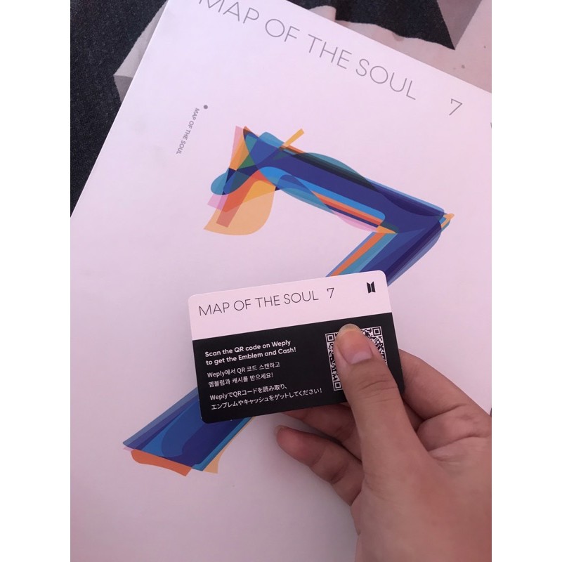 Album BTS MOTS 7 QR code