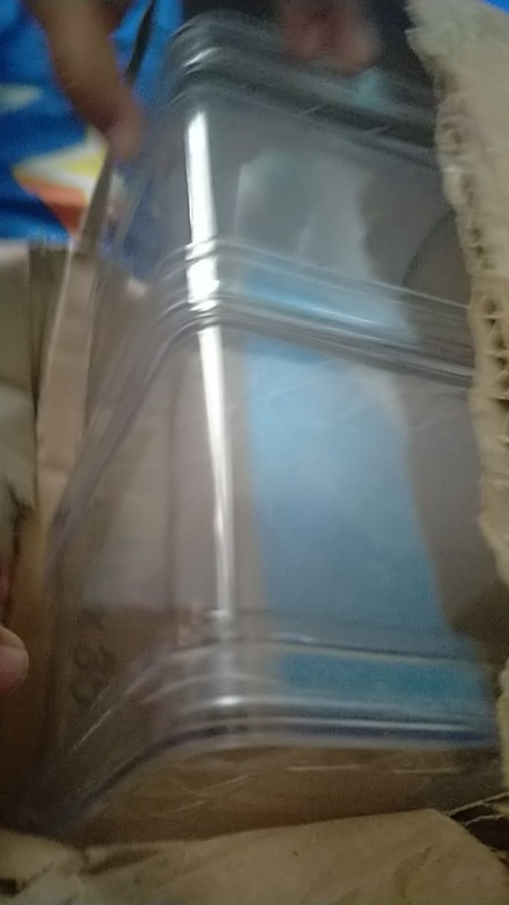 Ready Gojek Toples Kue Kering Plastik Nastar Coklat Persegi Panjang 250 Gram -300 Gram Ecer Persegi