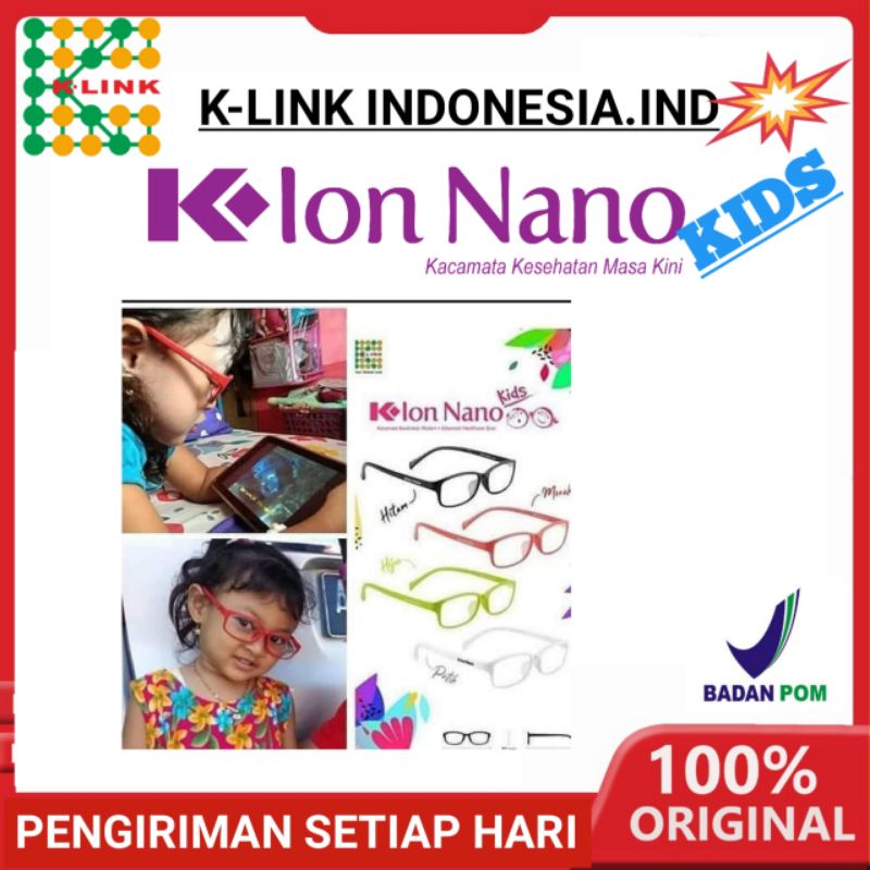 K ION NANO KIDS KACA MATA KESEHATAN KLINK