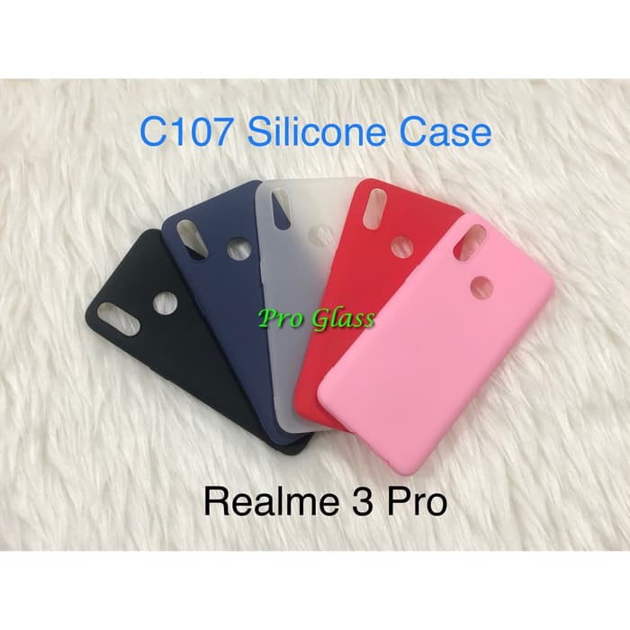 C107 Realme 3 PRO Colourful Ultrathin Silicone Case / Matte Thin