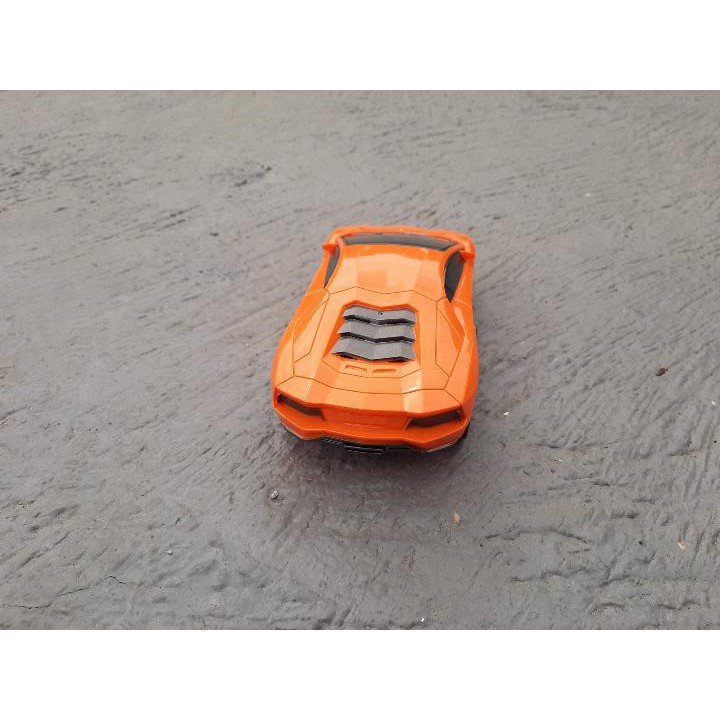 MAINAN MOBIL REMOT LAMBORGHINI RC LAMBORGINI SUPER CAR SPORT REMOTE ORANGE