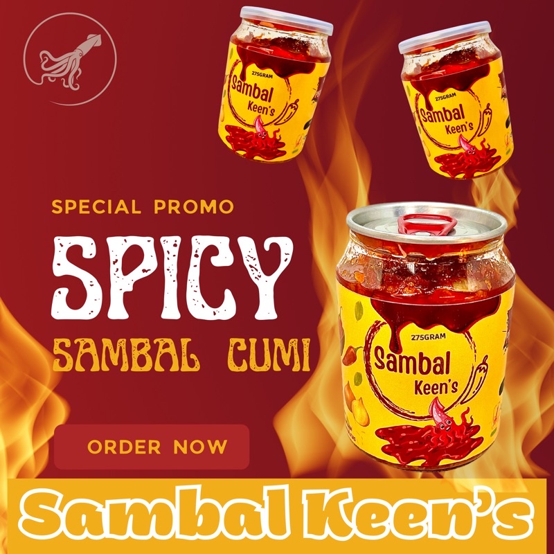 

SAMBAL CUMI KEEN'S 275gram | SAMBAL GORENG KEEN’S