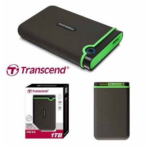 Hardisk Eksternal Transcend StoreJet 25M3 1 TB USB 3.0 Resmi Original