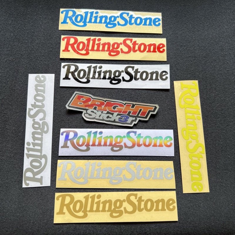 STICKER STIKER ROLLING STONE STICKER BAND CUTTING