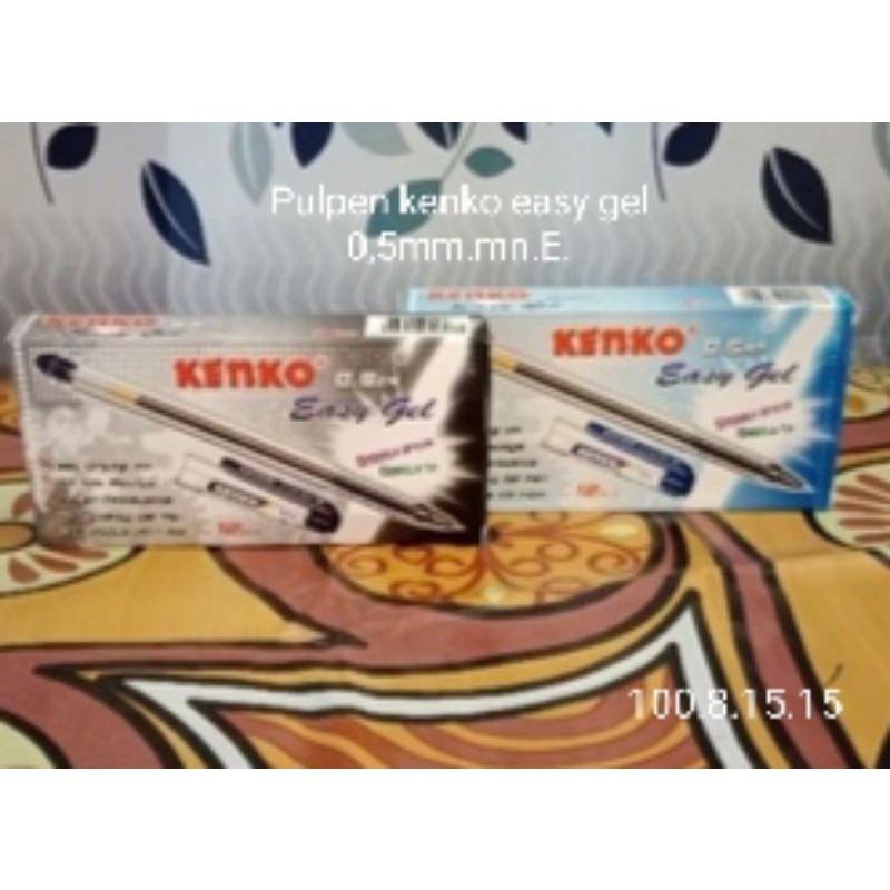 

pulpen kenko easy gel 0,5mm. MN. E. ...