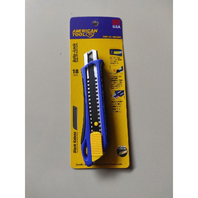 

Pisau Cutter American Tool Black Katana