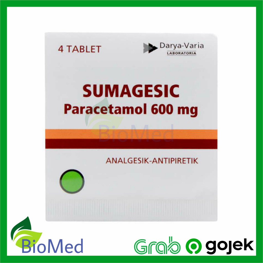 SUMAGESIC TABLET - Obat Demam Pusing Sakit Kepala Tahan Sakit