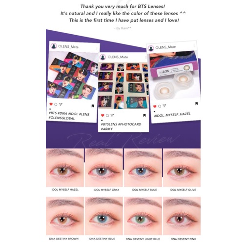 [READYSTOCK] MTPR X BTS SOFTLENS ORI KOREA