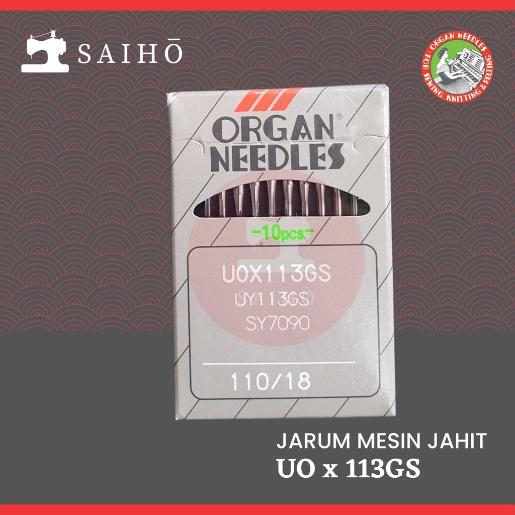 ORGAN Needles UOx113GS / UO x 113GS - Jarum Mesin Jahit Waistband