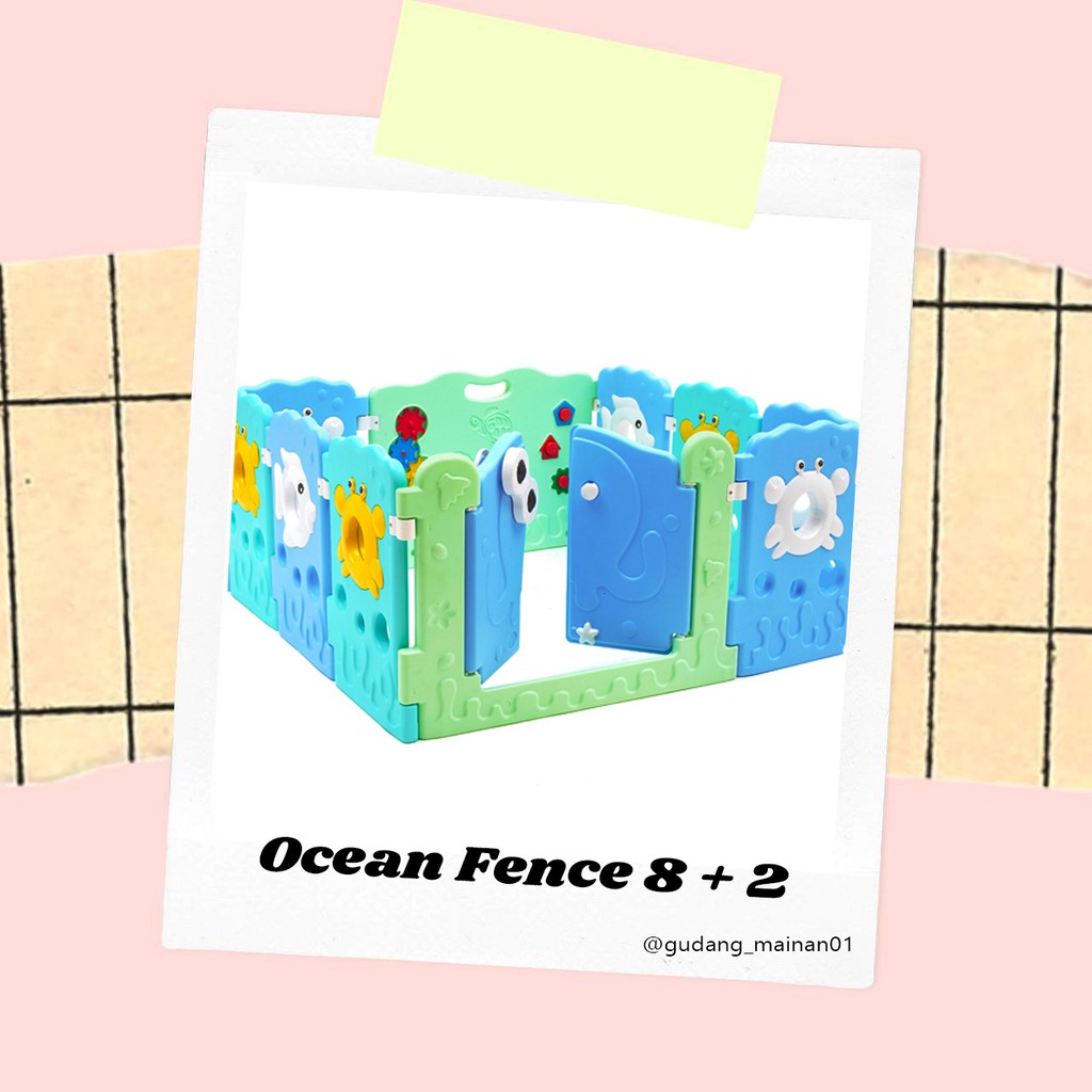 Playground Indoor Ocean Fence 8 + 2 Pagar Anak Taman Bermain