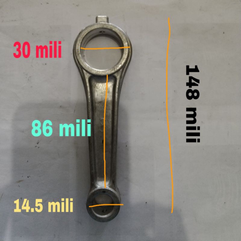 stang seher conrod kompresor 1 hp