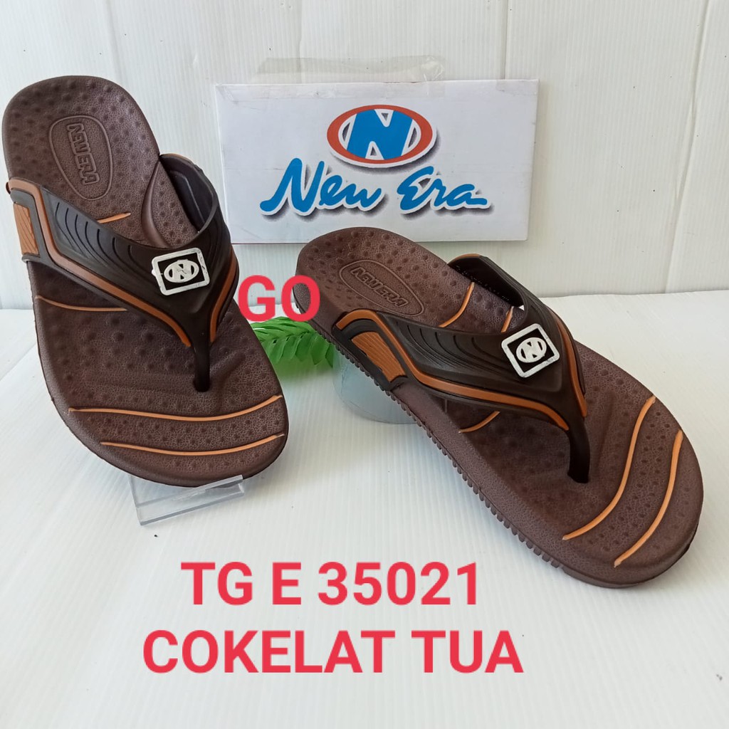 gos NEW ERA TG 35021 Sandal Japit Karet Anak Laki-Laki Sendal Pria Anti Slip Original