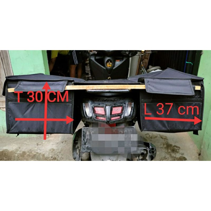 Tas Pos PUTRA OBROK JAYA / Tas Pos Motor JOK LEBAR / TAS POS / RONJOT/KROMBONG MOTOR