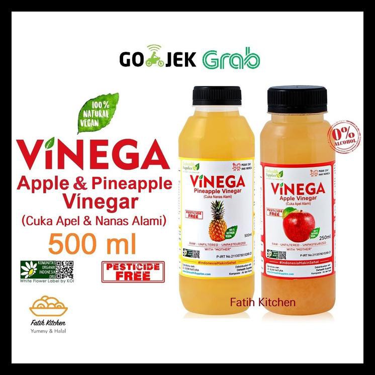 

Diskon Cuka Apel & Nanas Vinega 500 Ml Dari De Health Supplies - Cuka Nanas
