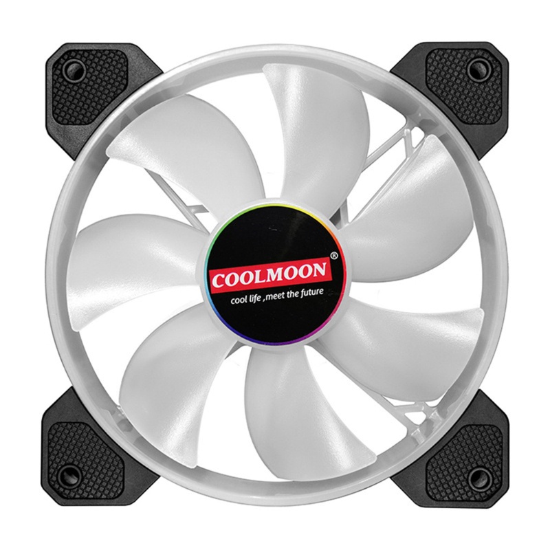 Bt Coolmoon RGB Kipas Angin PC Desktop Yuhuan140 140mm 3.6W 1200RPM 6Pin Hidrolik Bearing Komputer Cooler Radiator Fans