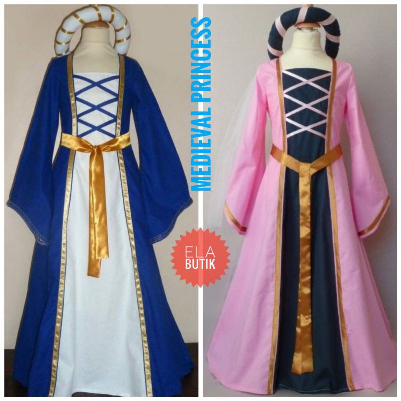kostum medieval princess-dewasa-kostum halloween-book day