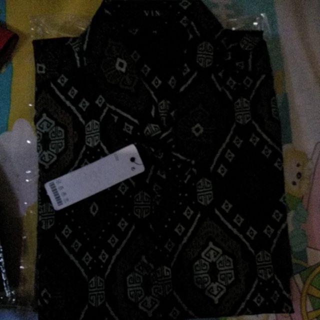Brotherholic Kemeja Batik Songket Pria Slim Fit