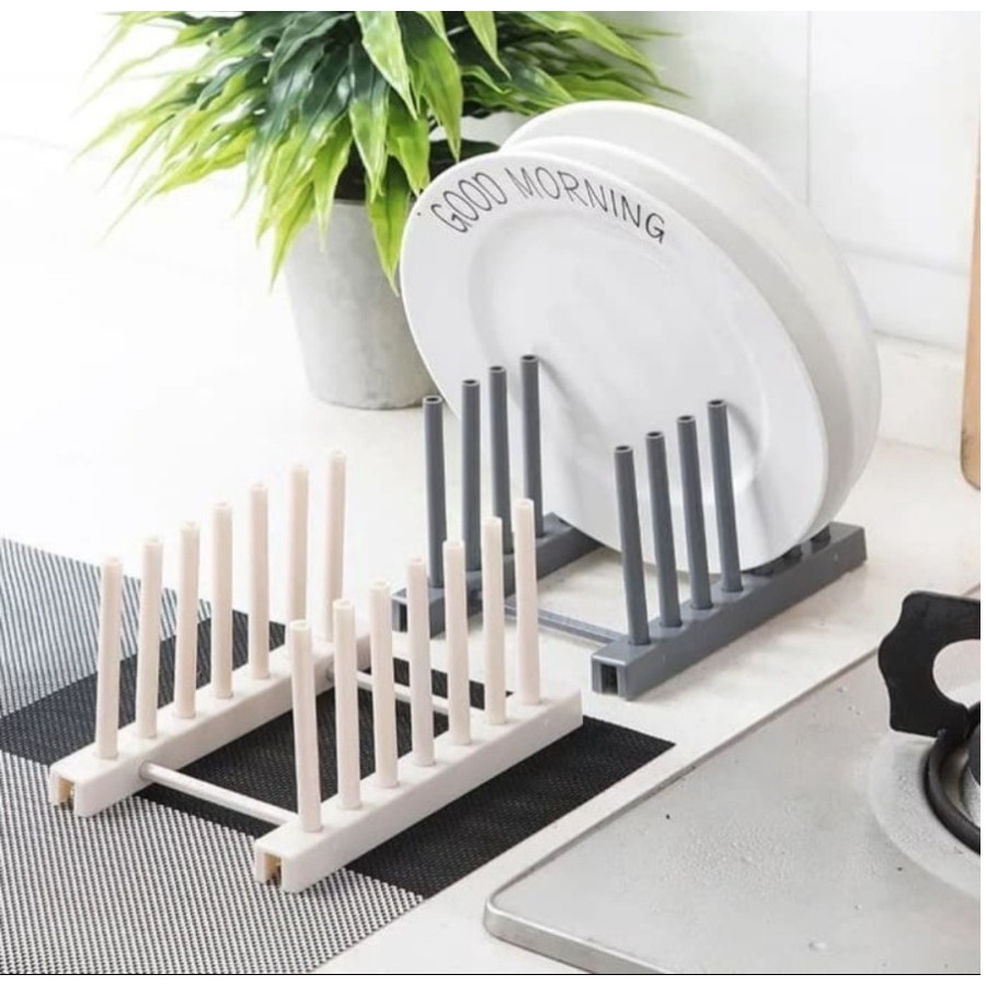 RD07-Rak Piring Tatakan Dan Pengering Piring Multifungsi Tray Rack