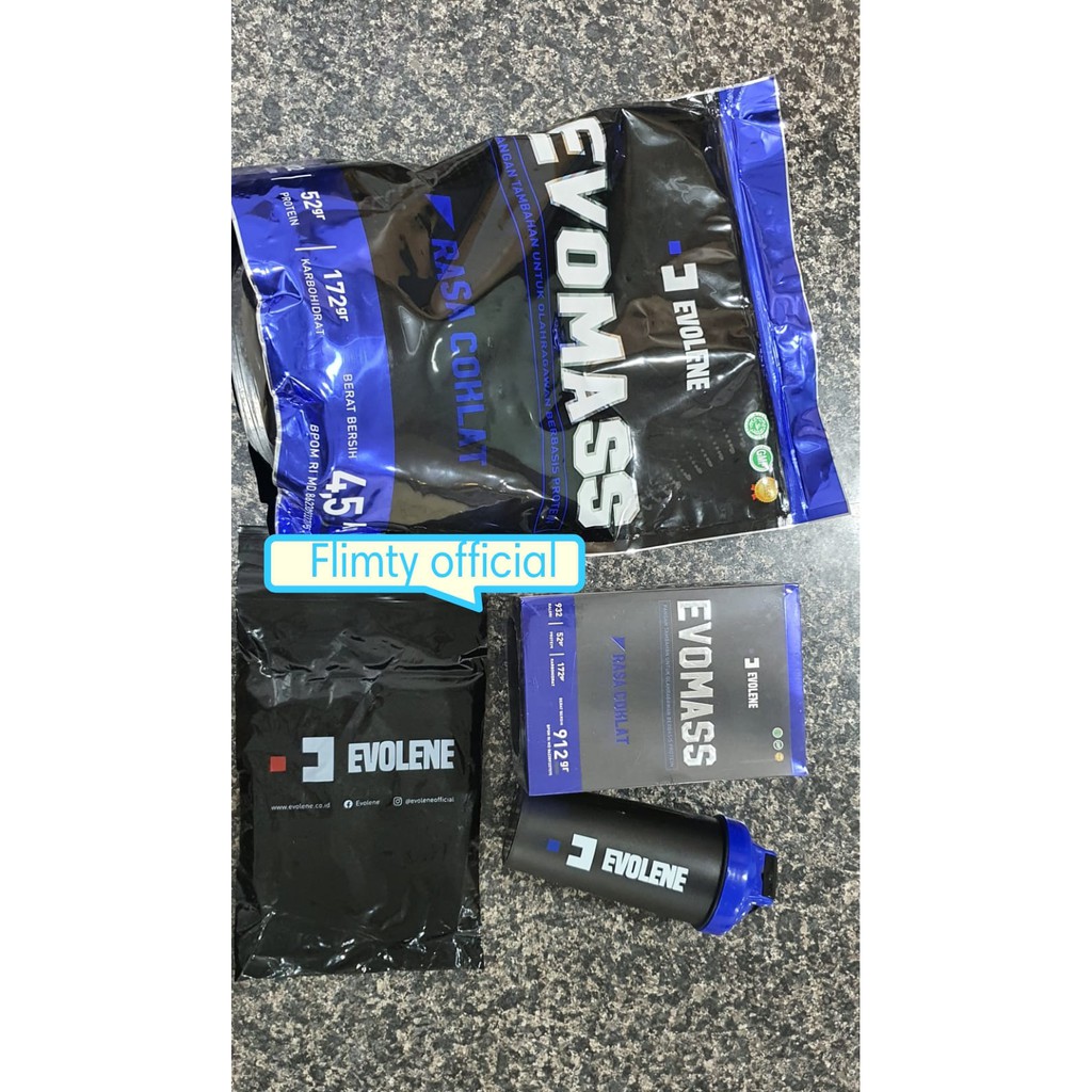 EVOLENE EVO MASS GAINER SUSU PROTEIN EVOMASS GYM FITNESS