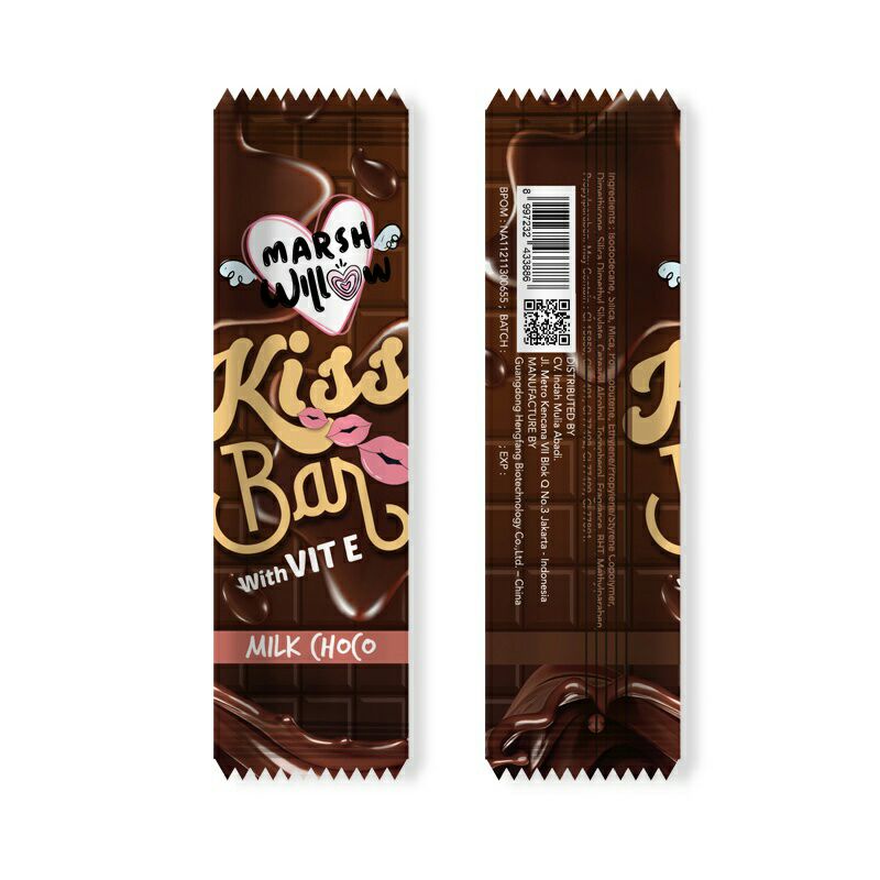 MARSHWILLOW Kiss Bar Milk Choco Lip Liquide Original BPOM