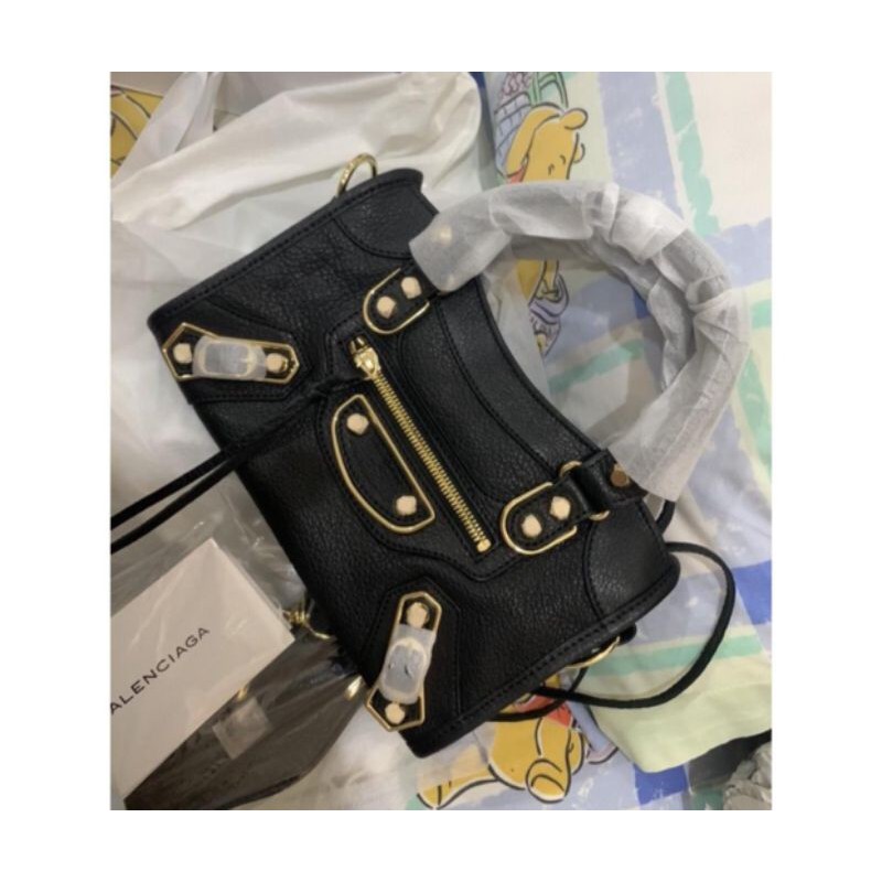 balenciaga mini city edge black