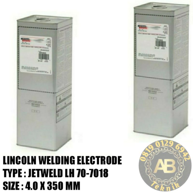 kawat las Lincoln size 4 Mm  kawat las type LH 70-AWS A5.1 E 7018 lincoln welding electrode USA