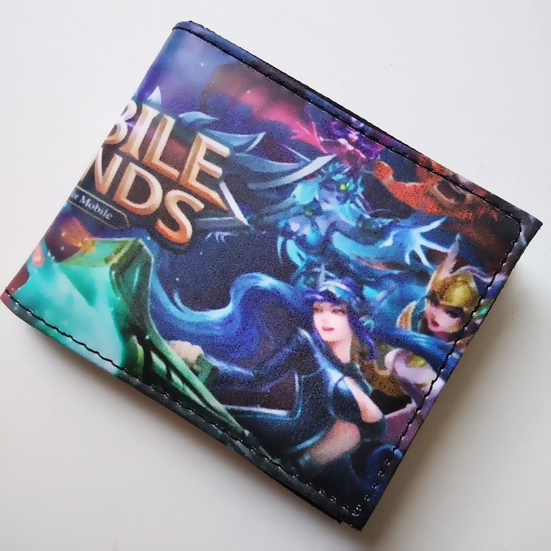 6.6 Shopee Belanja Gratis!! Dompet Pria Karakter Game Mobile Legend MLe001 Dompet Lipat Dua Fashion anak Gamer (Model Acak)