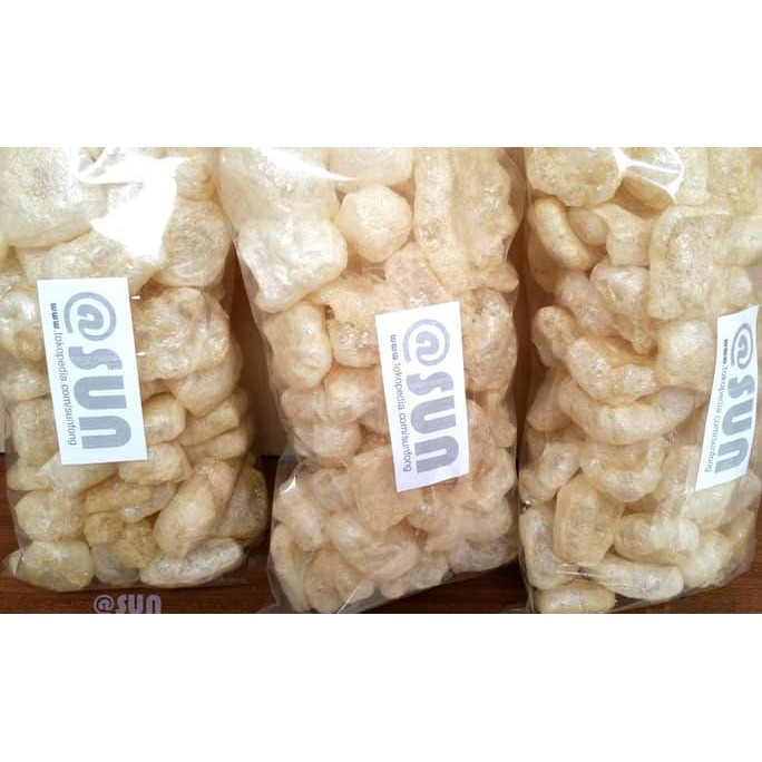 

Kerupuk Krupuk Kulit Sapi Rambak Jangek Krecek Matang Cemilan Renyah