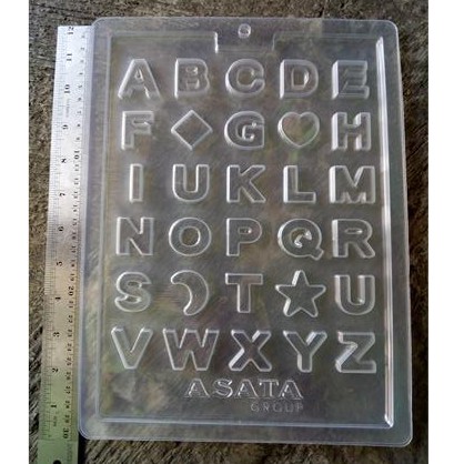 CETAKAN HURUF PUDING & COKLAT ASATA