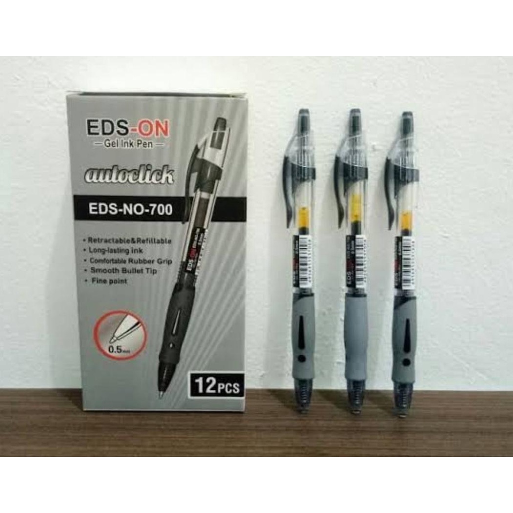 

Pena / Pulpen Gel Autoklik (Cetekan) EDS 700