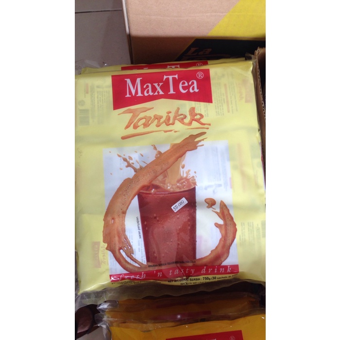 

(BISA COD) Maxtea teh tarik 30 sachet