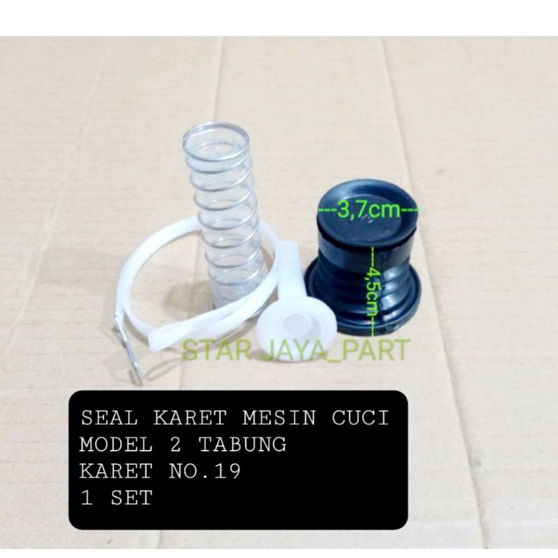 1 Seat Seal Karet pembuangan Mesin Cuci no.19