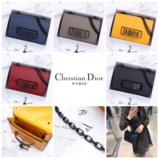 Christian Dior J’adior SoBlack Chain Flap Bag #8866-1