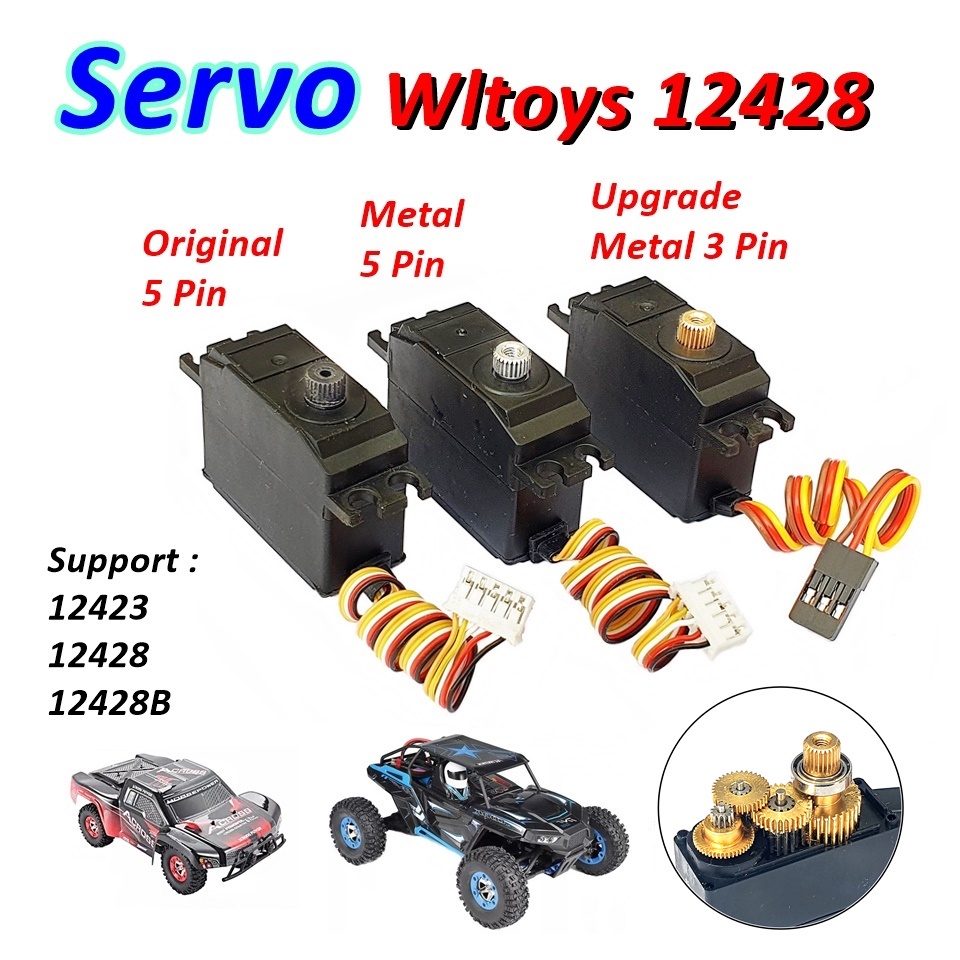 Wltoys Servo Original Metal 12428 12423 25gr RC Car