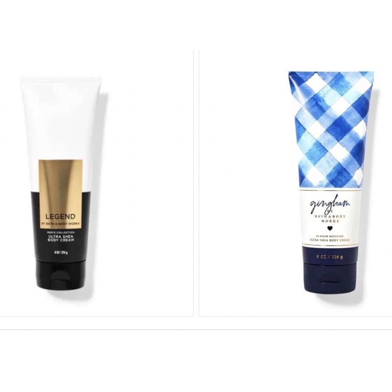 Jual Bath & Body Works Body Cream 226grm Legend Ultra Shea Gingham