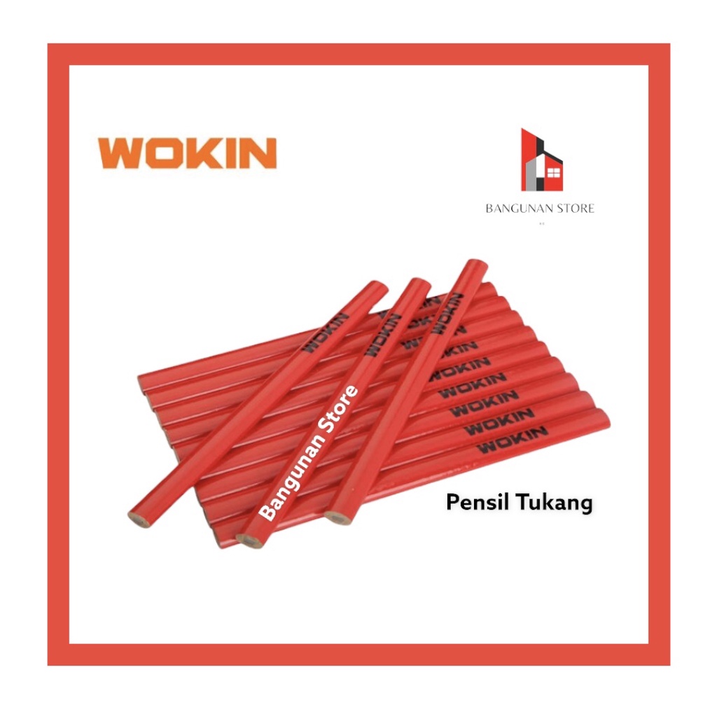 

Per 1 pcs Carpenter Pencil/Pensil Tukang Kayu Wokin/Pinsil Bangunan Bangunan Store Indonesia