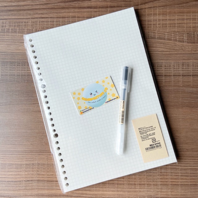 

Loose Leaf Grid isi 100 lembar (Muji)