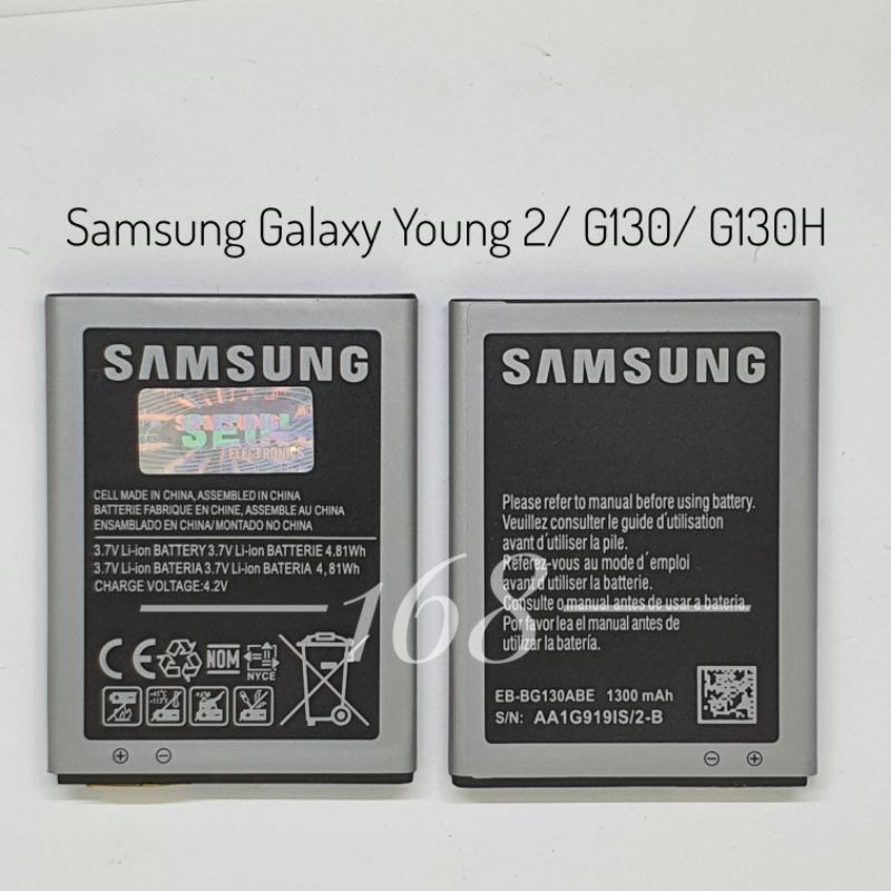 Baterai Batre Samsung Galaxy Young 2 G130 G130H Batere Samsung EB-BG130ABE