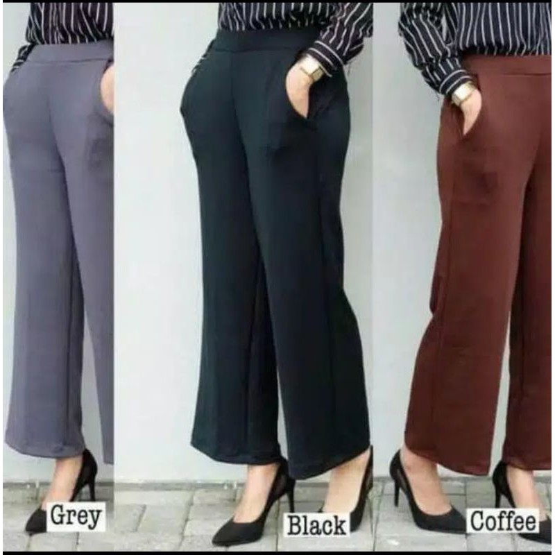 CELANA KULOT SCUBA PREMIUM/CELANA KULOT TERBARU/FASHION WANITA