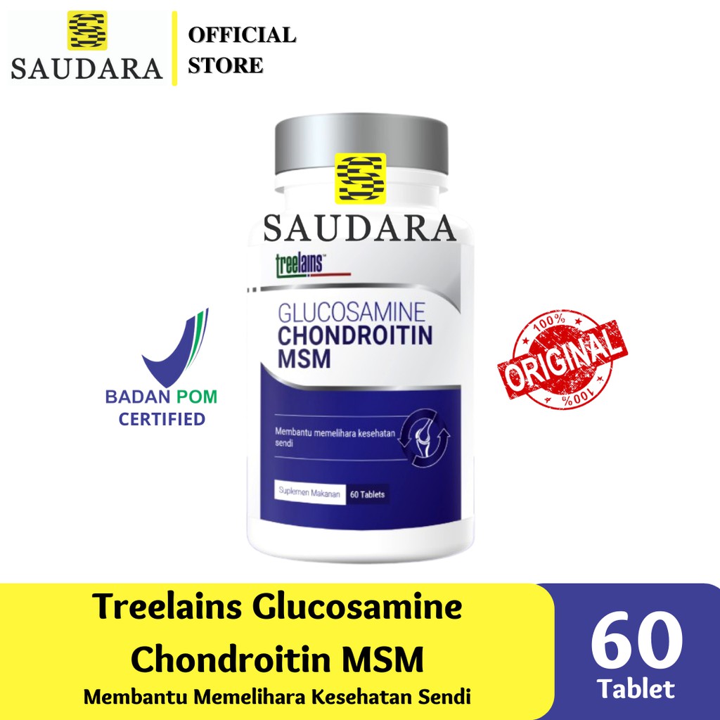 Treelains Glucosamine Chondroitin MSM (60 Kapsul)