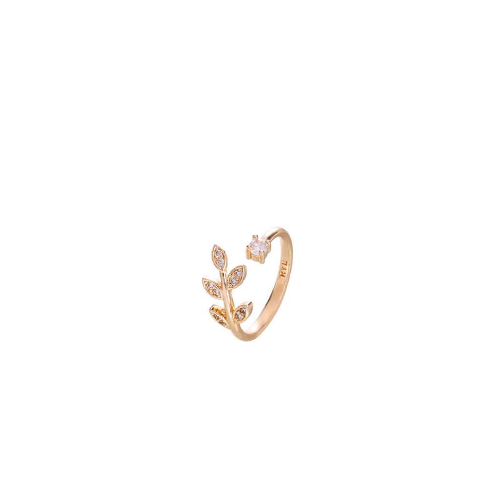 ♥✅COD✨Model Cincin Emas Terbaru Fashion Rose Gold Korea Aksesoris Titanium Wanita Murah D682