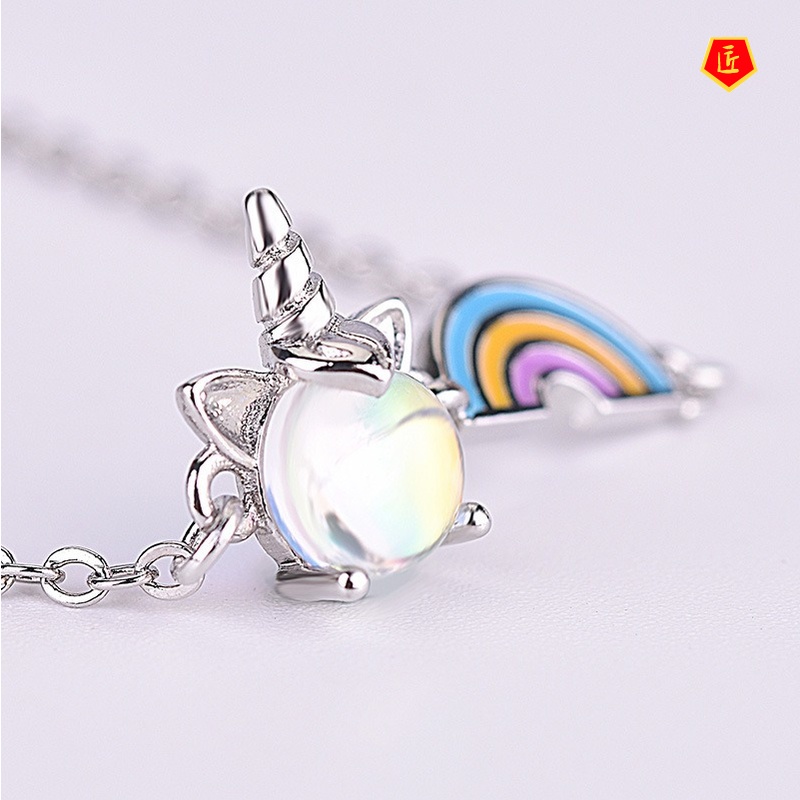 [Ready Stock]Elegant Colorful Unicorn Rainbow Bracelet