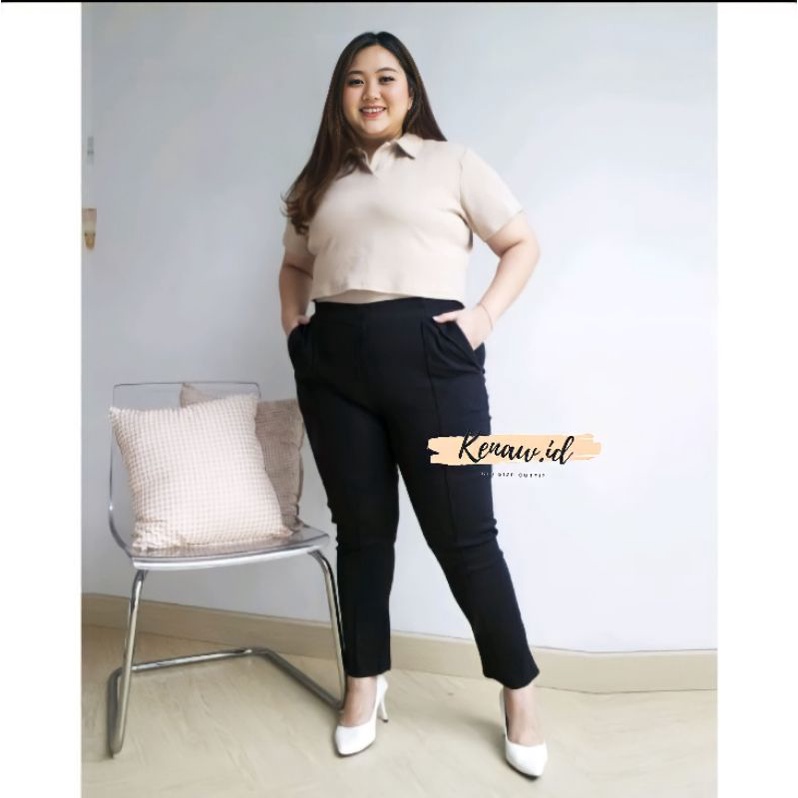 celana wanita jumbo bahan melar terlaris