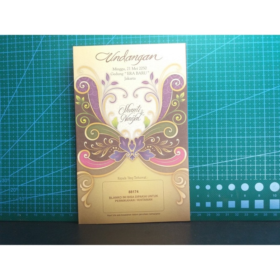 

Undangan Blangko ERBA 88174 Free Plastik + file setting