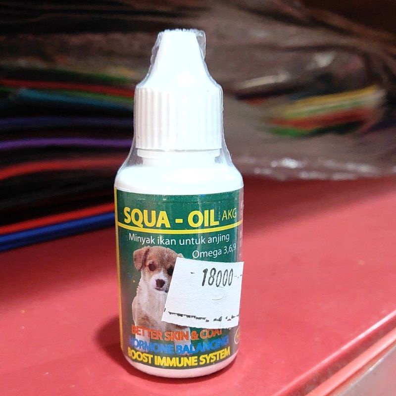 squa-oil akg minyak ikan untuk anjing