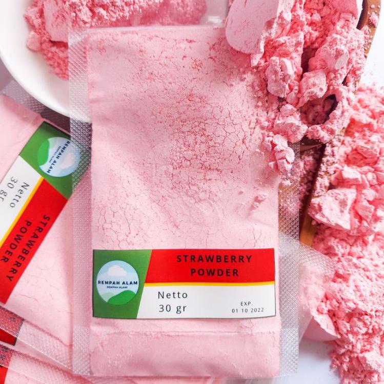 

Banjir Promo 30gr~100gr Strawberry Powder by REMPAH ALAM 100%MURNI bltj