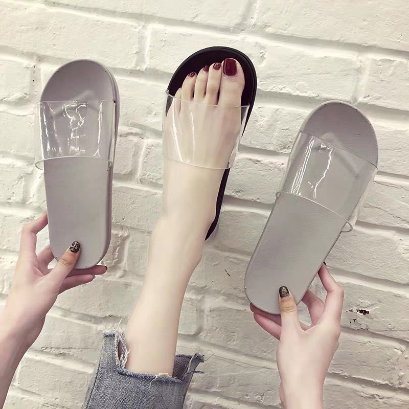 Novhi -sendal slipper transparant