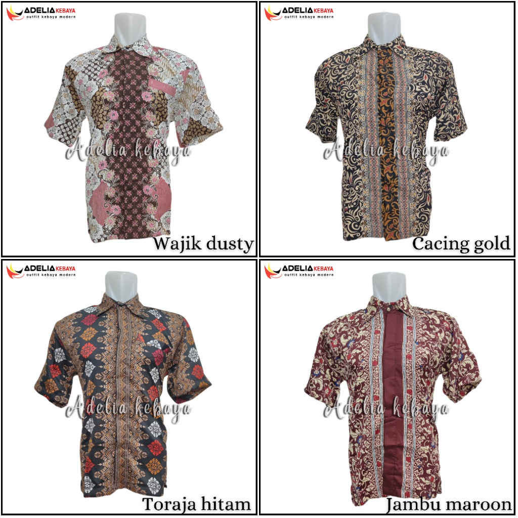 NEW - KEMEJA BATIK MODERN - KEMEJA COUPLE - set batik pesta - kemeja kekinian -baju pria batik