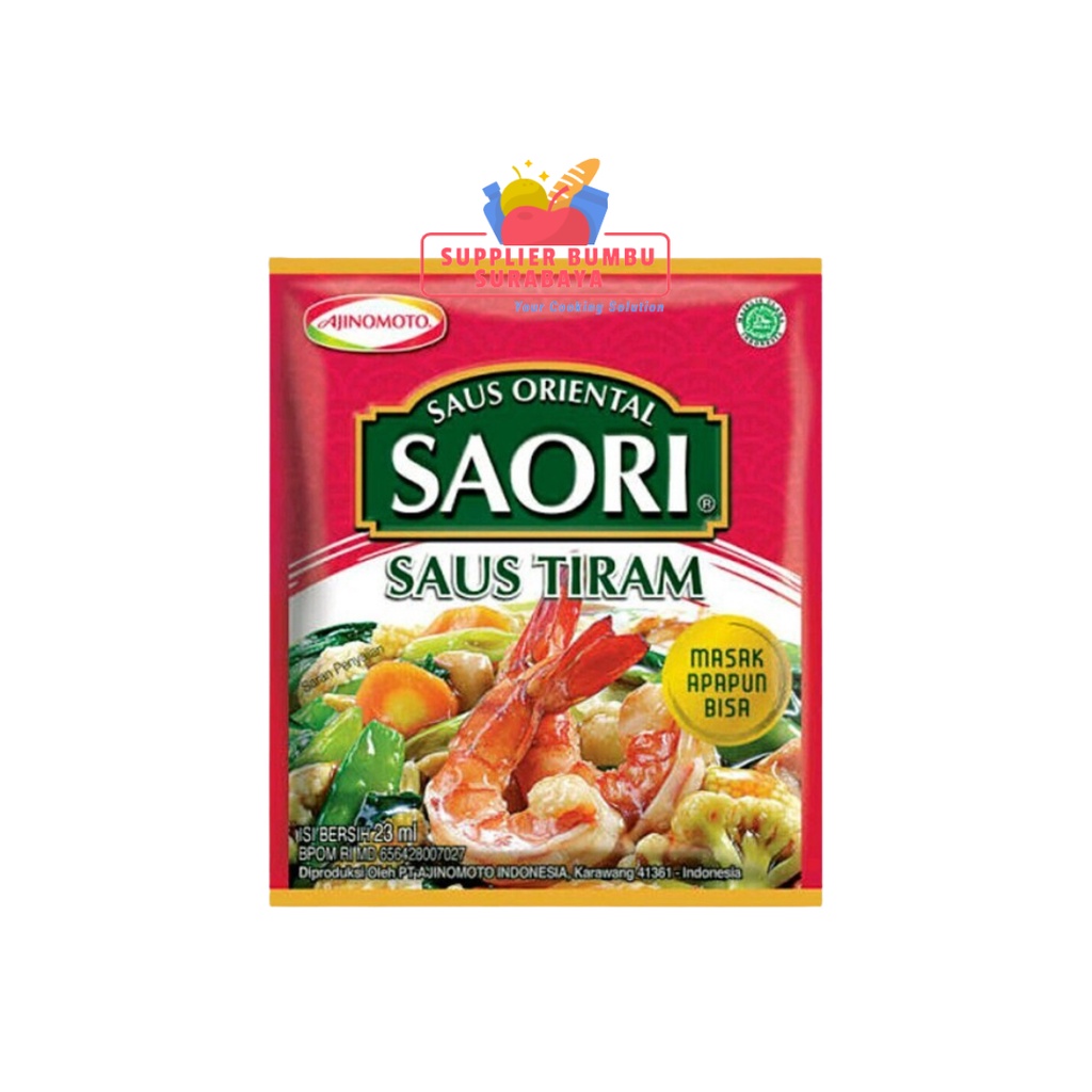 Saori Saus Oriental Sachet Tiram Teriyaki Lada Hitam Mentega Asam Manis Pedas Szechuan